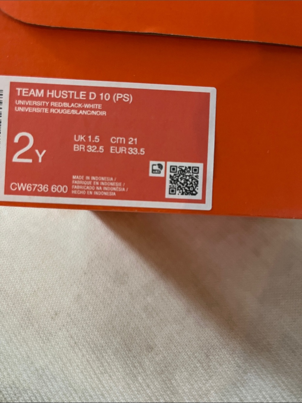 Nike kids Team Hustle D 10 sneakers - Picture 8 of 8